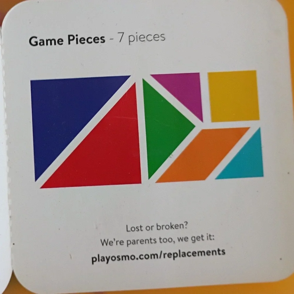 Osmo Educational Game Bundle Tangram Words Numbers iPad STEM Learning Kids Wood